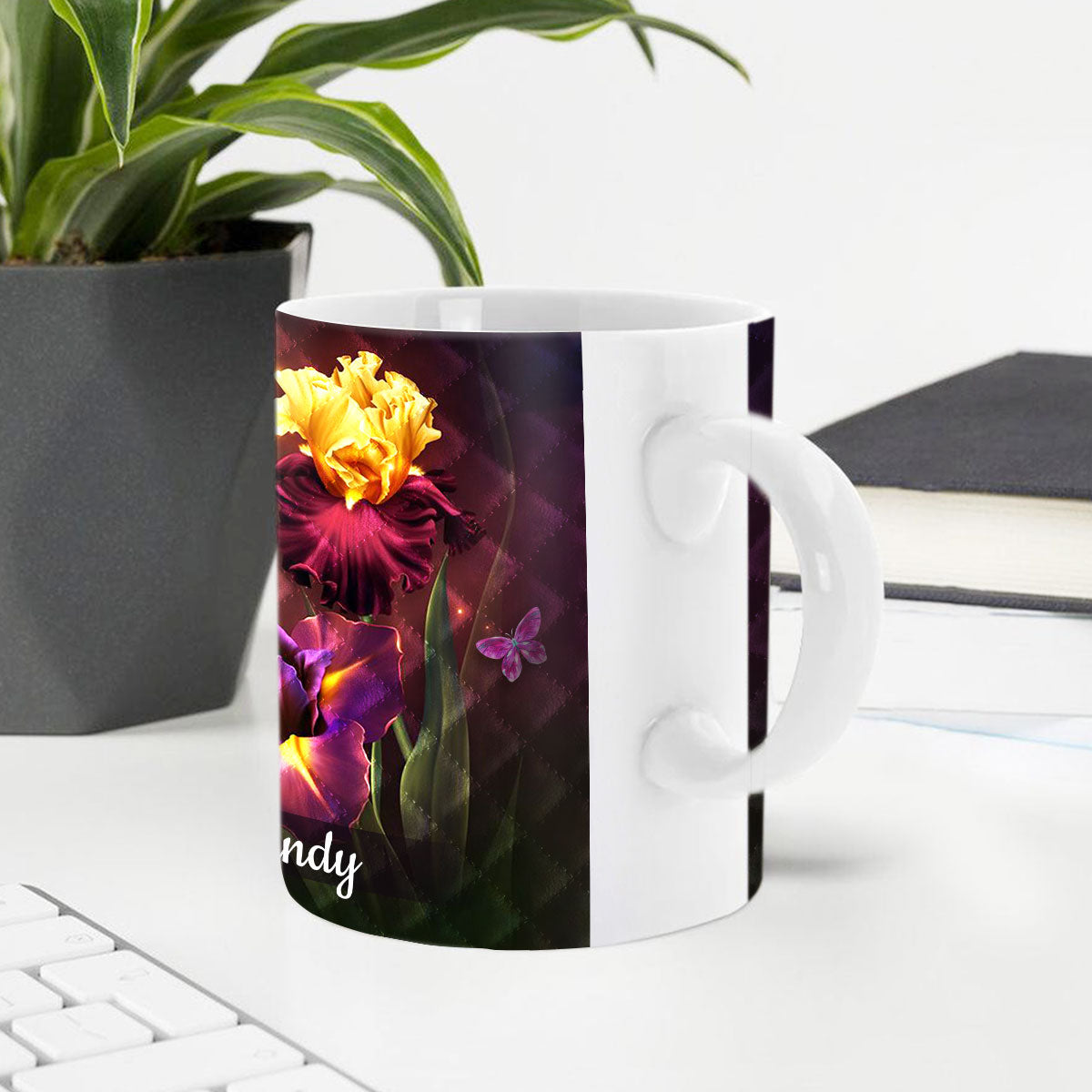 Bless The Lord O My Soul - Lovely Personalized Butterfly White Ceramic Mug NUH335