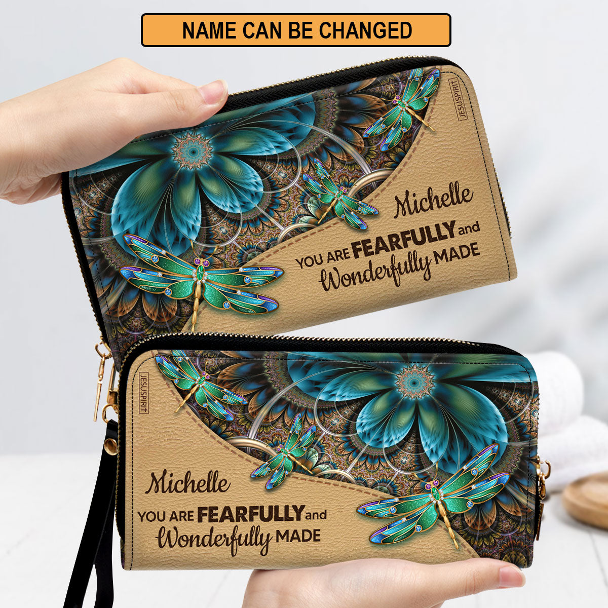You Are Fearfully And Wonderfully Made - Special Personalized Clutch Purse NUH271