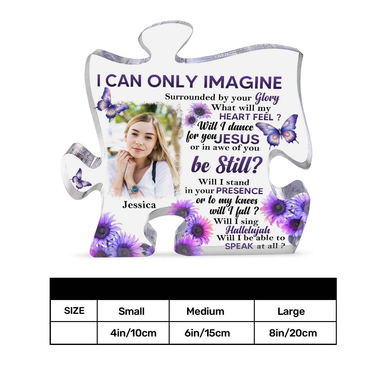Amazing Grace | Personalized Custom Shaped Squared Acrylic Plaque JSAPPPTN1585TA